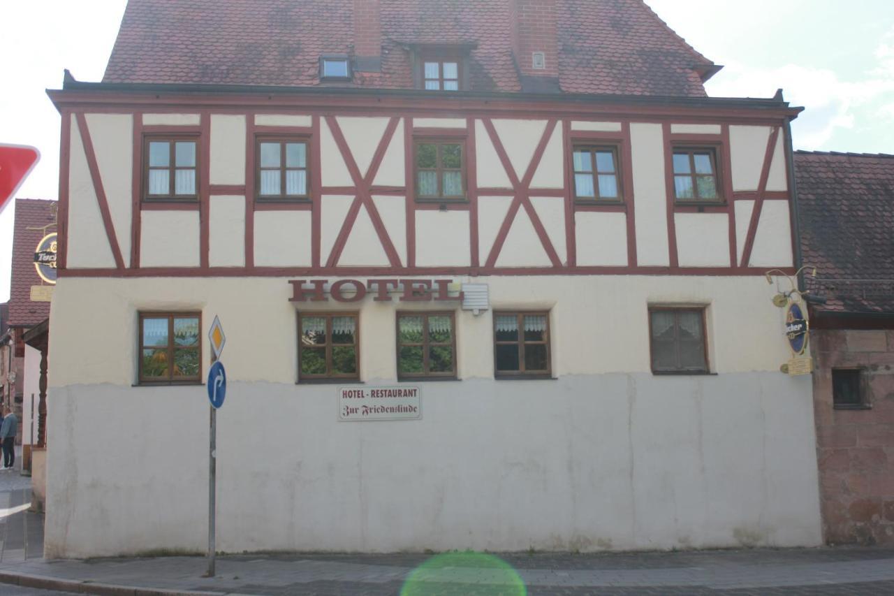 Hotel Zur Friedenslinde Nürnberg Exteriör bild
